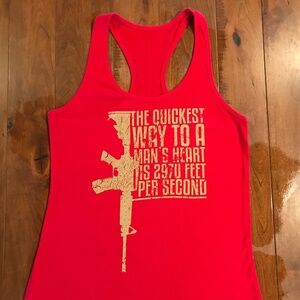 GRUNT STYLE THIS WE’LL DEFEND RACERBACK WOMEN’S LARGE TANK